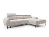Luxuriöses Ecksofa Piano mit Elektrischer Schlaffunktion und Samtbezug