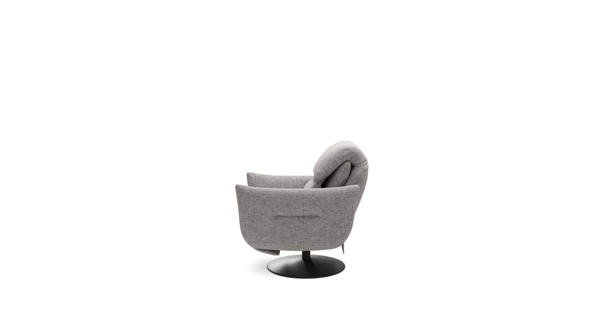 Roy Luxus Designer Relaxsessel mit elektrischer Verstellung und Stoffbezug für Komfort