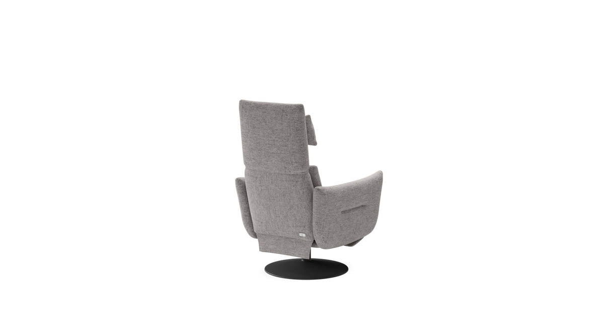 Roy Luxus Designer Relaxsessel mit elektrischer Verstellung und Stoffbezug für Komfort