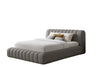 Luxuriöses Selene Bouclé Polsterbett mit Stauraum – Modernes, Elegantes Designer-Bett