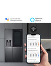 LG InstaView Side-by-Side Kühlschrank, 635L Kapazität, Eis- und Wasserspender, Smart