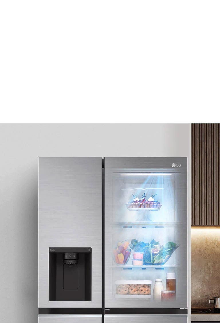 LG GSJV71MCLE Side-by-Side Kühlschrank: Door-in-Door, Eisspender, effizient, 635L Kapazität
