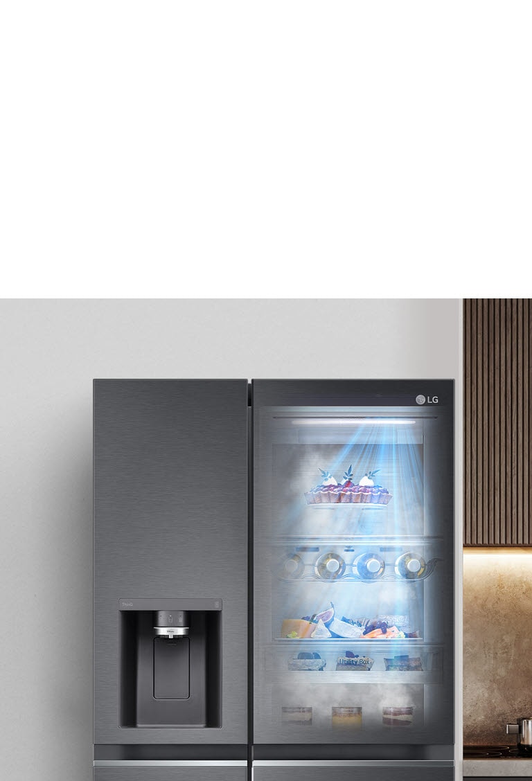 LG GSLV71PZTE Side-by-Side Kühlschrank: 635L, Eis-, Wasser-, No Frost Technologie