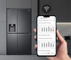 LG GSLV71PZTE Side-by-Side Kühlschrank: 635L, Eis-, Wasser-, No Frost Technologie