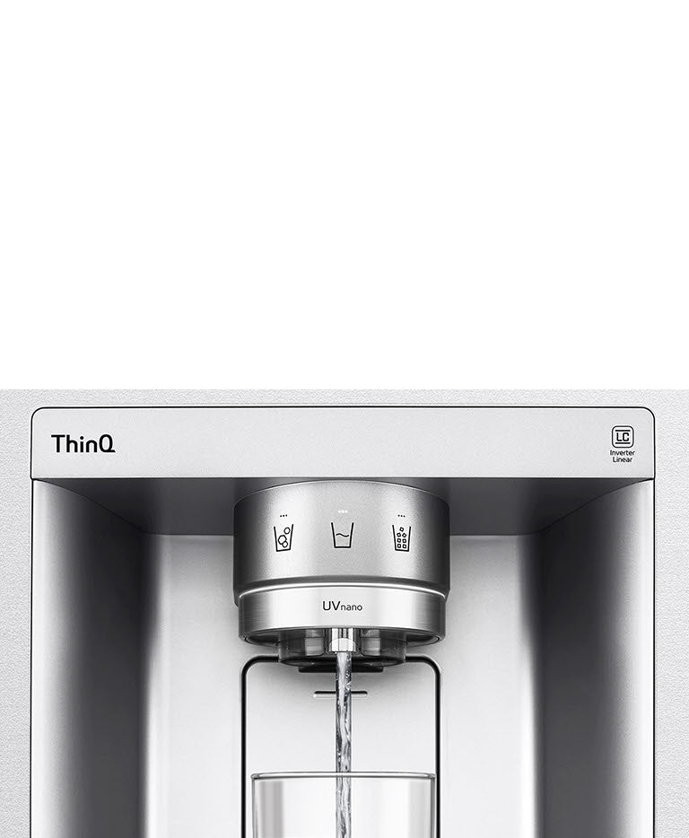 LG InstaView Side-by-Side Kühlschrank mit Door-in-Door, Eis- und Wasserspender, 635L
