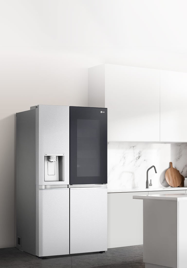 LG InstaView Side-by-Side Kühlschrank mit Door-in-Door, Eis- und Wasserspender, 635L