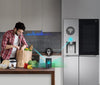 LG InstaView Side-by-Side Kühlschrank, 635L Kapazität, Eis- und Wasserspender, Smart
