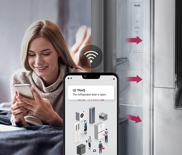 LG InstaView Side-by-Side Kühlschrank mit Door-in-Door, Eis- und Wasserspender, 635L
