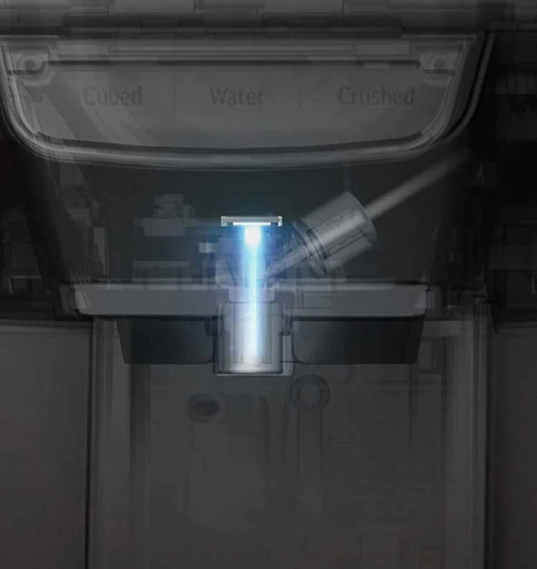 LG Multi-Door Kühlschrank InstaView Door-in-Door 508L, UVnano, Eis- & Wasserspender