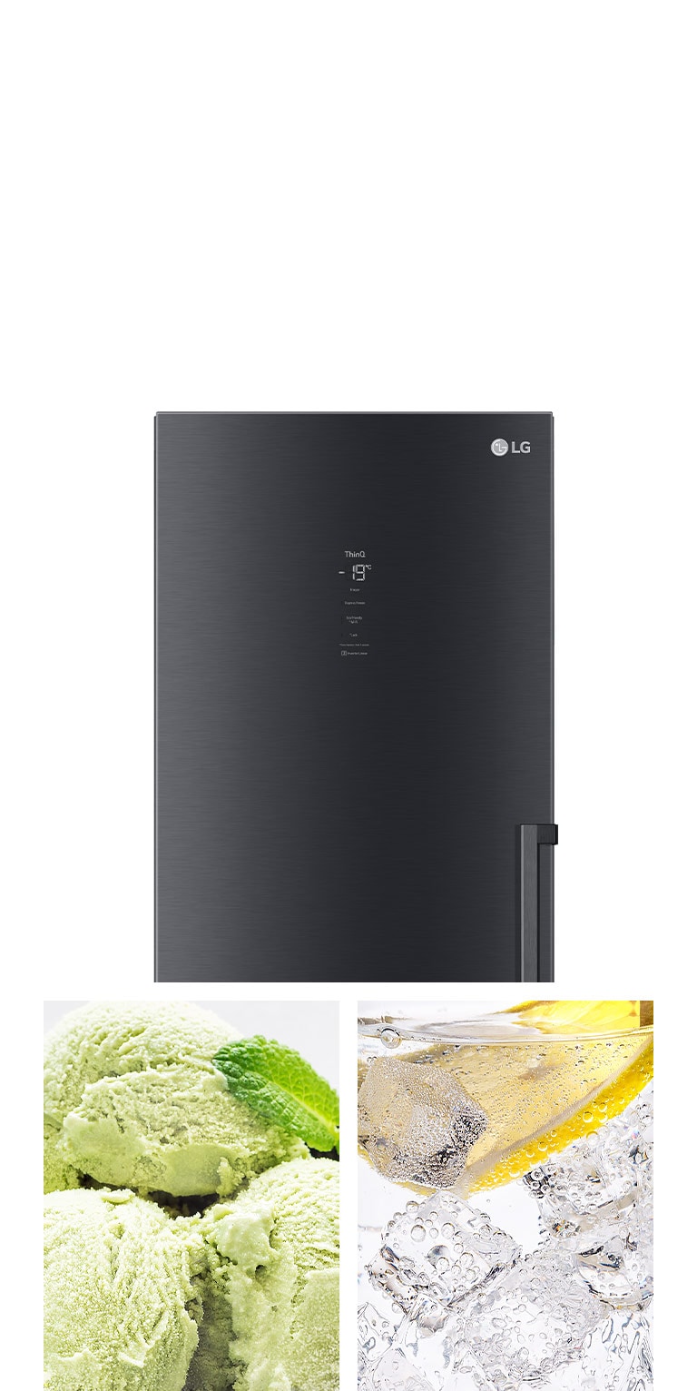 LG GFM61MCCSF Freistehender Gefrierschrank: 324L, D-Klasse, No Frost, Inverter Kompressor