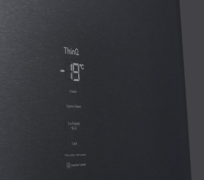 LG GFM61MCCSF Freistehender Gefrierschrank: 324L, D-Klasse, No Frost, Inverter Kompressor
