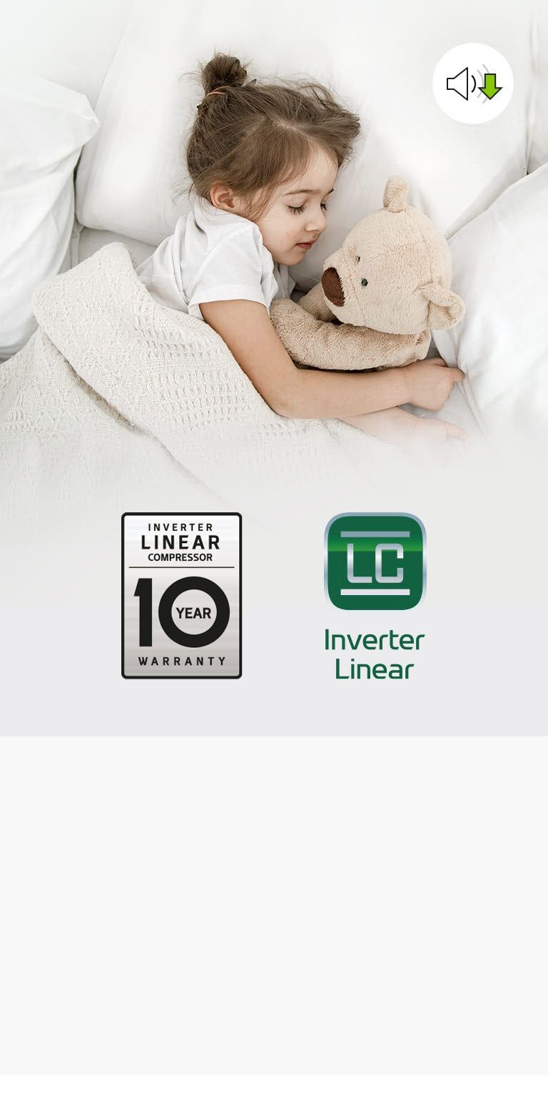 LG GFM61MCCSF Freistehender Gefrierschrank: 324L, D-Klasse, No Frost, Inverter Kompressor