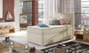 Luxuriöses Boxspringbett Relio mit Stauraum, 90x200 cm, Komfort Matratze, modernes Design