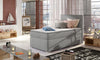 Luxuriöses Boxspringbett Relio mit Stauraum, 90x200 cm, Komfort Matratze, modernes Design