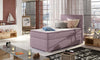 Luxuriöses Boxspringbett Relio mit Stauraum, 90x200 cm, Komfort Matratze, modernes Design