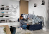 Luxuriöses Boxspringbett Relio mit Stauraum, 90x200 cm, Komfort Matratze, modernes Design