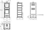 Lade das Bild in den Galerie-Viewer, Rossella Plus Forno 5.0 Holzofen mit natürlichem Stein – 9,4 kW
