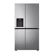 LG Side-by-Side Kühlschrank, Silber, Door-in-Door, 635L, Eis- & Wasserspender