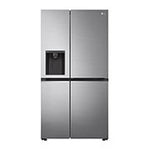 Lade das Bild in den Galerie-Viewer, LG Side-by-Side Kühlschrank, Silber, Door-in-Door, 635L, Eis- &amp; Wasserspender
