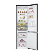 LG Kühl-Gefrierkombination 384L Smart Inverter Kompressor Matte Black EEK C