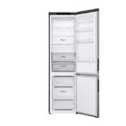 LG Kühl-Gefrierkombination 384L, Inverter Linear Kompressor, A-Klasse, Platinum Silber
