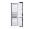LG Kühl-Gefrierkombination 384L, Inverter Linear Kompressor, A-Klasse, Platinum Silber