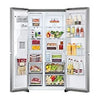 LG Side-by-Side Kühlschrank, Silber, Door-in-Door, 635L, Eis- & Wasserspender