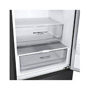 LG Kühl-Gefrierkombination 384L Smart Inverter Kompressor Matte Black EEK C