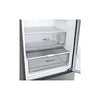 LG Kühl-Gefrierkombination 384L, Inverter Linear Kompressor, A-Klasse, Platinum Silber