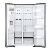 LG GSLV71PZTE Side-by-Side Kühlschrank: 635L, Eis-, Wasser-, No Frost Technologie