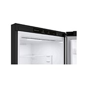 LG Kühl-Gefrierkombination 384L Smart Inverter Kompressor Matte Black EEK C