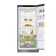 LG Kühl-Gefrierkombination 384L, Inverter Linear Kompressor, A-Klasse, Platinum Silber