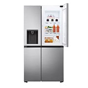 LG Side-by-Side Kühlschrank, Silber, Door-in-Door, 635L, Eis- & Wasserspender