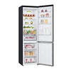 LG Kühl-Gefrierkombination 384L Smart Inverter Kompressor Matte Black EEK C
