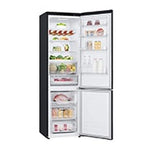 Lade das Bild in den Galerie-Viewer, LG Kühl-Gefrierkombination 384L Smart Inverter Kompressor Matte Black EEK C
