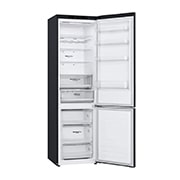 LG Kühl-Gefrierkombination 384L Smart Inverter Kompressor Matte Black EEK C