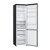 LG Kühl-Gefrierkombination 384L Smart Inverter Kompressor Matte Black EEK C