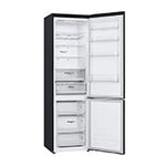 Lade das Bild in den Galerie-Viewer, LG Kühl-Gefrierkombination 384L Smart Inverter Kompressor Matte Black EEK C

