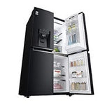 Lade das Bild in den Galerie-Viewer, LG InstaView Multi-Door Kühlschrank: 638L Kapazität, Eisspender, Matte Black Steel
