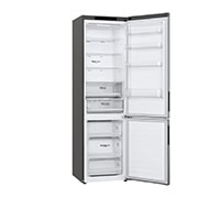 LG NatureFRESH Kühl-Gefrierkombination Edelstahl, 384L, Smart Inverter Compressor, 203cm hoch