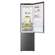 LG Kühl-Gefrierkombination 384L Smart Inverter, Dark Graphite, Energieeffizienz C