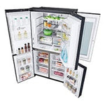Lade das Bild in den Galerie-Viewer, LG InstaView Multi-Door Kühlschrank: 638L Kapazität, Eisspender, Matte Black Steel
