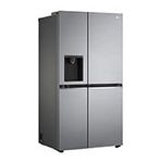 Lade das Bild in den Galerie-Viewer, LG Side-by-Side Kühlschrank, Silber, Door-in-Door, 635L, Eis- &amp; Wasserspender
