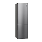 LG NatureFRESH Kühl-Gefrierkombination Edelstahl, 384L, Smart Inverter Compressor, 203cm hoch