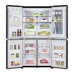 Lade das Bild in den Galerie-Viewer, LG InstaView Multi-Door Kühlschrank: 638L Kapazität, Eisspender, Matte Black Steel
