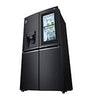 LG InstaView Multi-Door Kühlschrank: 638L Kapazität, Eisspender, Matte Black Steel