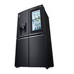 Lade das Bild in den Galerie-Viewer, LG InstaView Multi-Door Kühlschrank: 638L Kapazität, Eisspender, Matte Black Steel
