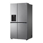 LG Side-by-Side Kühlschrank, Silber, Door-in-Door, 635L, Eis- & Wasserspender