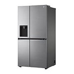 Lade das Bild in den Galerie-Viewer, LG Side-by-Side Kühlschrank, Silber, Door-in-Door, 635L, Eis- &amp; Wasserspender
