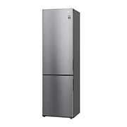 LG NatureFRESH Kühl-Gefrierkombination Edelstahl, 384L, Smart Inverter Compressor, 203cm hoch
